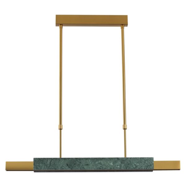 d85cfa624de34d479da28f6ded311a36 4360/25L MIDCENT ODL24 129 изумрудный мрамор/антич.бронза/металл/акрил Подвесной светильник IP20 LED 25W 3000K 220V MARMI