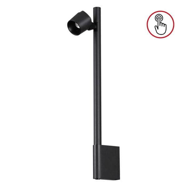 d8658ec3243f22d8f9012a8fb1ddcab0 359313 OVER NT24 290 черный Светильник настенный диммируемый (выключатель) IP20 LED 7W+7W 4000K 220-240V FERMO