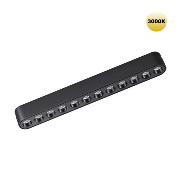 d94e940f94966e944fa69bf4f9d7998f 359242 SHINO NT23 179 черный Трековый светильник для низковольтного шинопровода IP20 LED 12W 48V 1140Лм 3000К SMAL