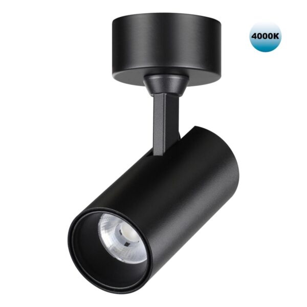 dd213f249d2c3f5bf63e3c6d10a9da50 359230 OVER NT23 374 черный Светильник накладной светодиодный IP20 LED 15W 220V 1440Лм 4000К SELENE