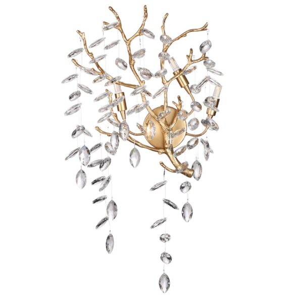 e0178684ba7a2d22d62bb42a47ee2ec1 4969/3W HALL ODL24 633 античн.бронза/алюмин./хрусталь Бра G9 3*40W DELICA