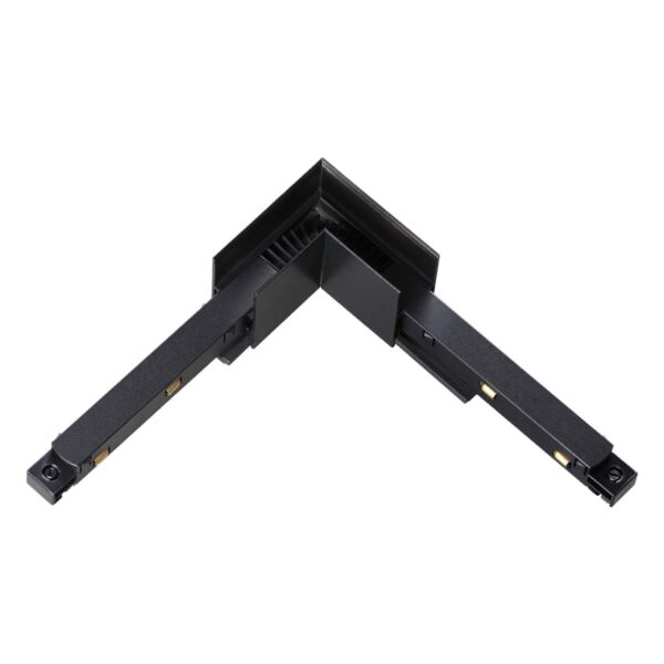 e308a17ee782794e3b8f23f958652f07 135122 SHINO NT21 043 черный Соединитель с токопроводом для шинопровода L-образный IP20 48V FLUM