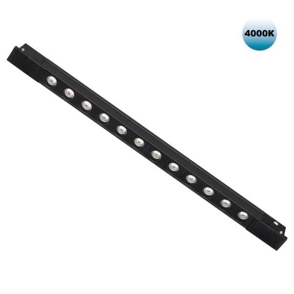 e4c088b0e18405ed332d8b6fe381cd31 359433 SHINO NT24 000 черный Трековый светильник для низковольт. шинопровода арт. 135179-135180 IP20 LED 12W 48V 4000K 580Лм FLUM