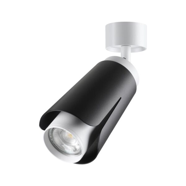 e7c930d8e33e3f1fee3cd7f49608afee 370828 OVER NT22 404 черный Светильник накладной IP20 GU10 9W 220V TULIP