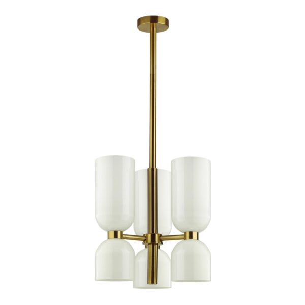 e9d83f4f6ecad366faa440691b0a10f6 4798/6 MIDCENT ODL21 485 бронзовый/белый Люстра E14 6*60W ORINOCO