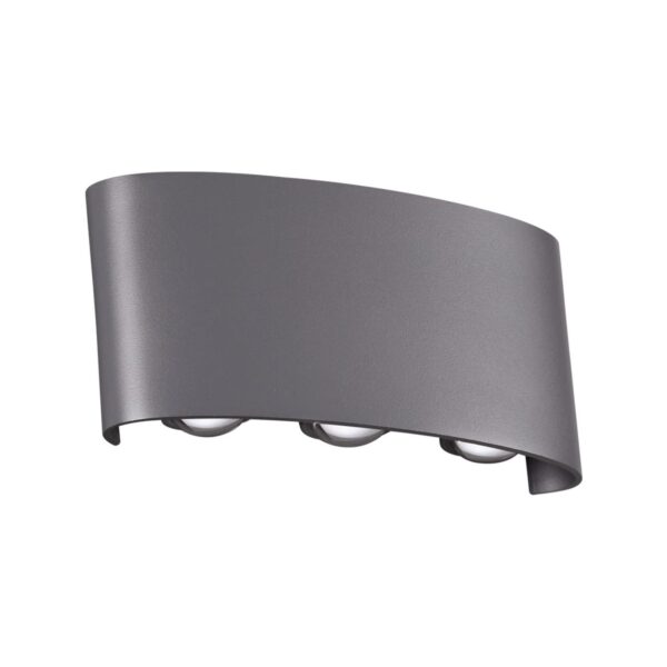 ee13cb35f6b904814f53fd3885ea9363 358460 STREET NT20 376 темно-серый Ландшафтный настенный светильник IP54 LED 4000K 6W 85-265V CALLE