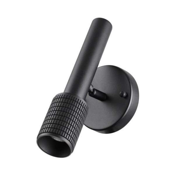 ef0fb94d243af6b66d4d0ec1013bf8c1 4238/1W HIGHTECH ODL21 381 черный/металл Настенный св-ник выкл на плафоне IP20 LED GU10 max 10W MEHARI