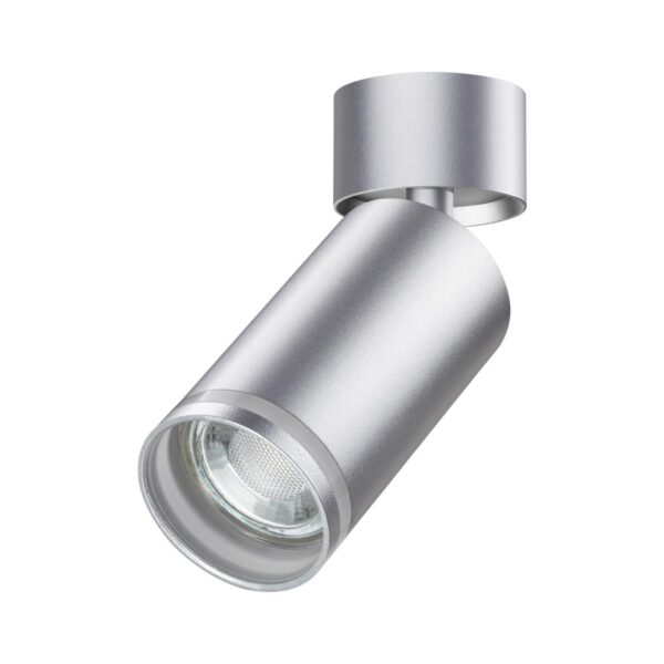 ef16640ce720214ee3e4b39eacf2edc1 370887 OVER NT22 419 серебро Светильник накладной IP20 GU10 9W 220V ULAR