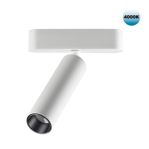 f1d579503ed458c8cf7f5c9a39e4a995 359085 SHINO NT23 048 белый Трековый светильник для низков. шинопровода IP20 LED 4000K 7W 48V 630Лм SMAL