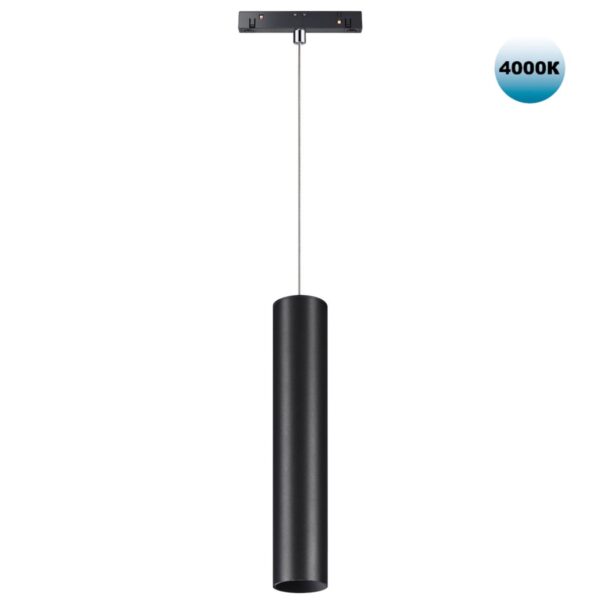 f78393aa2dc7db7fe9d5a06b4754bd5a 358426 SHINO NT20 157 черн Трековый светильник для низков. шинопровода IP20 LED 4000K 12W 48V FLUM