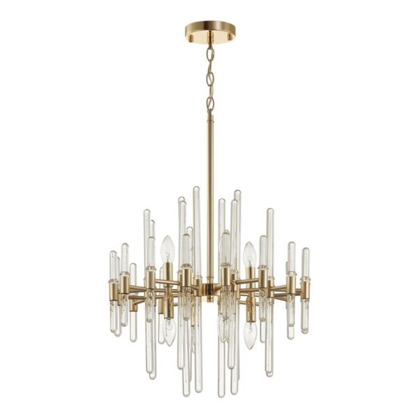 f998d10138bf3e7cddda4c7d0e24ed20 4988/8 HALL ODL22 661 золотой/стекло Люстра E14 8*40W STIKA