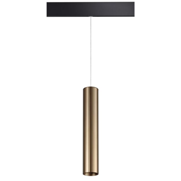 ffbf4fb9b684b5f6397239a8b7f3c4d2 358990 SHINO NT22 073 бронза светлая/черный Трековый светильник для низковольного шинопровода, провод 0,8м IP20 LED 4000K 20W 48V FLUM