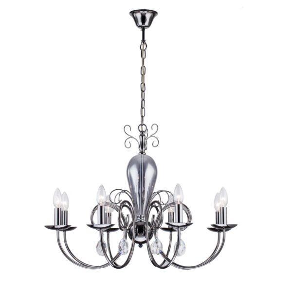 Подвесная люстра Arti Lampadari Lazzaro E 1.1.8 NB Подвесная люстра Arti Lampadari Lazzaro E 1.1.8 NB