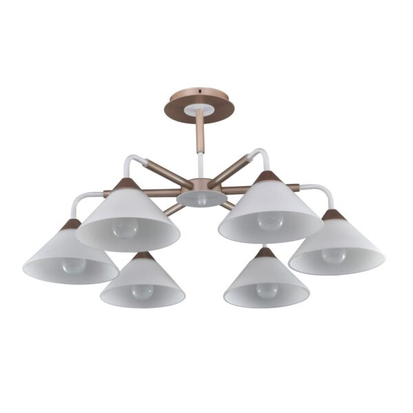 Потолочная люстра Arti Lampadari Ribera E 1.1.6 CW Потолочная люстра Arti Lampadari Ribera E 1.1.6 CW