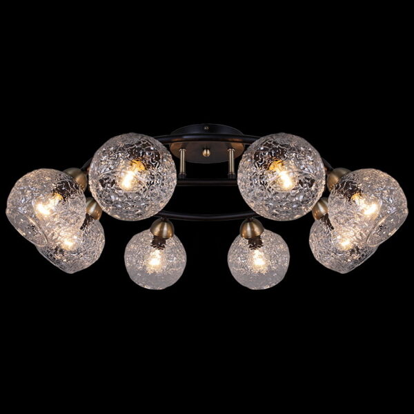 IL0296-8CSQ-79 BK AB светильник потолочный IL0296-8CSQ-79 BK AB светильник потолочный