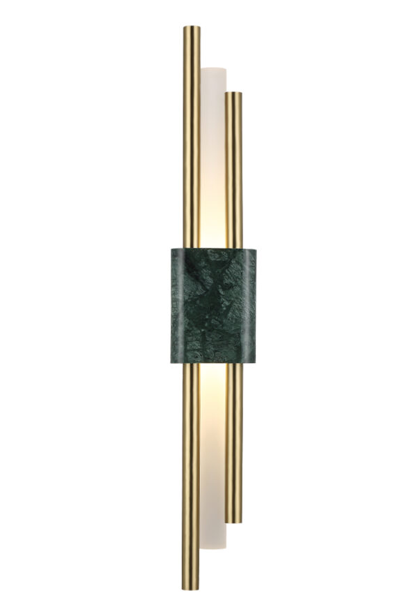 CARTA_AP6W_LED_GREEN-BRASS Бра Crystal Lux CARTA AP6W LED GREEN/BRASS