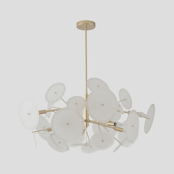 DANDELION_SP10_GOLD-28129 Люстра Crystal Lux DANDELION SP10 GOLD