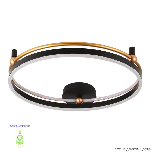 FERNANDO_PL72W_LED_BLACK_GOLD Светильник потолочный Crystal Lux FERNANDO PL72W LED BLACK/GOLD
