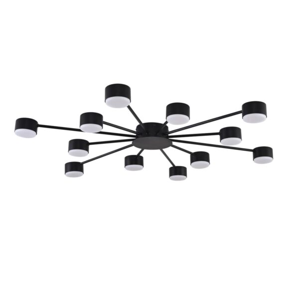 d4418392998c357eee600ad4549db9a7 8344/12C COMFI черный, металл Люстра GX53 LED 12*7W 220V TORINA