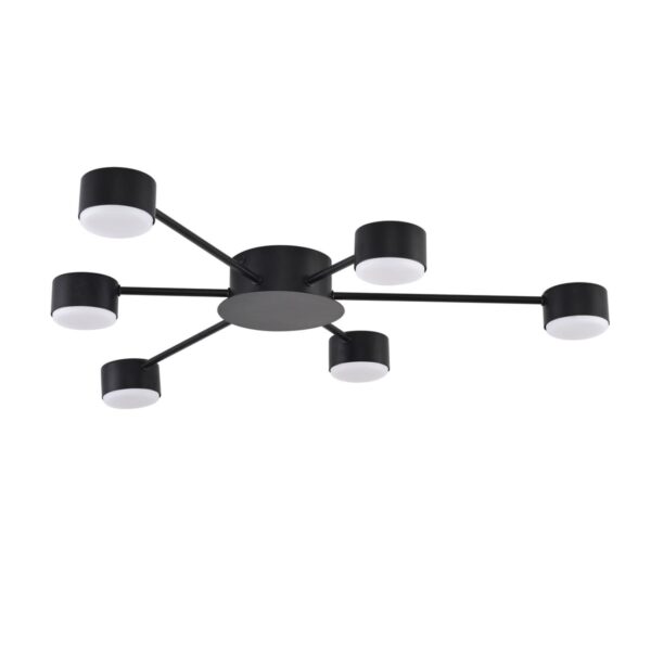 e549646d589404e597ff7ee4e70a3aba 8344/6C COMFI LN26 251 черный, металл Люстра GX53 LED 6*7W 220V TORINA