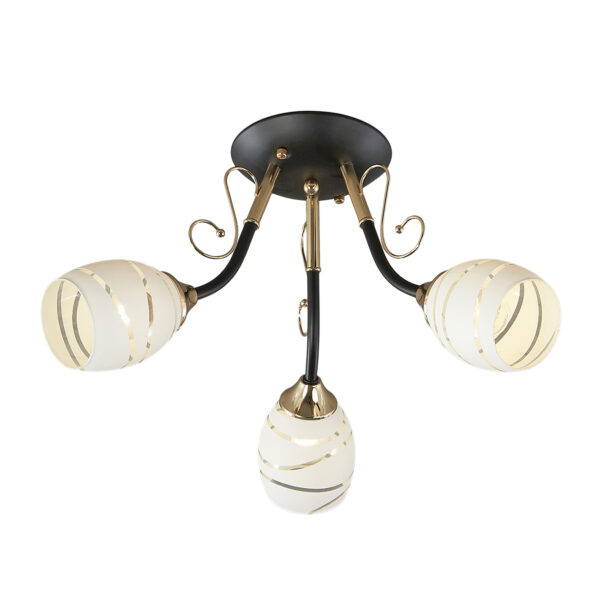 l40030 CAMILA 1112/3P 3хЕ27х60W черн ESCADA