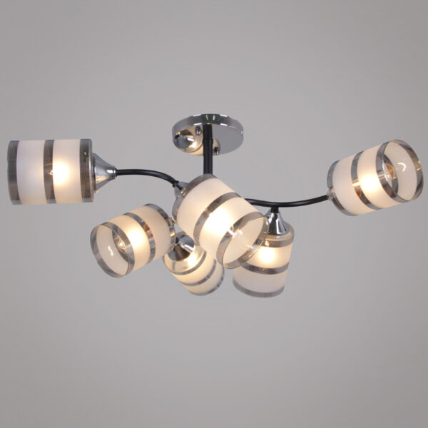 1432147_1 45360-0.3-06 BK+CR светильник потолочный