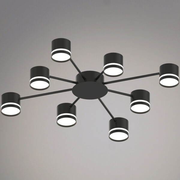 1432900_1 06730-0.3-08 GX53 BK светильник потолочный