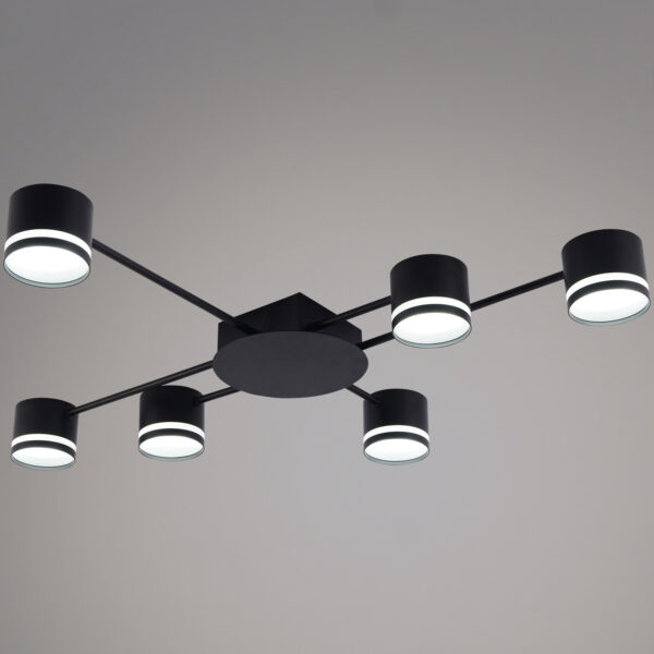 1432915_1 56730-0.3-06 GX53 BK светильник потолочный