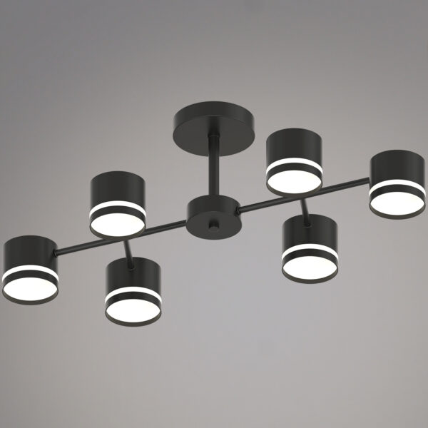 1432921_1 96730-0.3-06 GX53 BK светильник потолочный