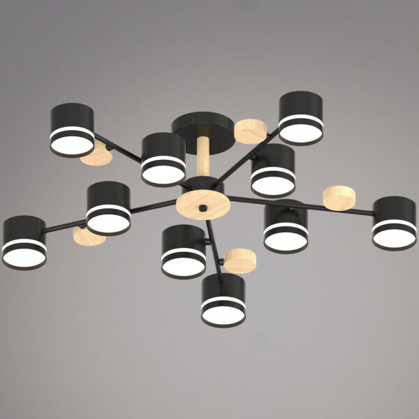 1432942_1 68730-0.3-10 GX53 BK+WOOD светильник потолочный