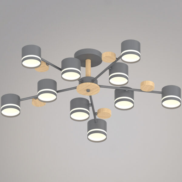 1432943_1 68730-0.3-10 GX53 GREY+WOOD светильник потолочный