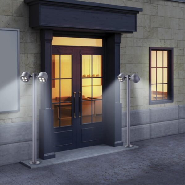 1605e6a81b2004f56b494b59cb4f212b 358116 STREET NT19 367 темно-серый Ландшафтный светильник IP65 LED 3000К 20W 100-240V GALEATI