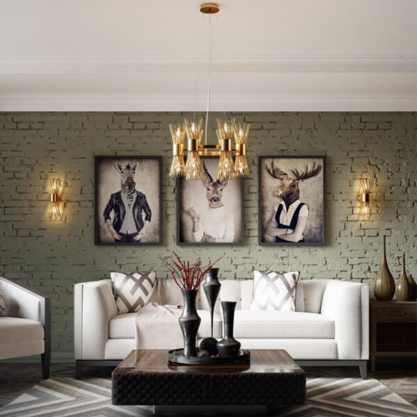 4a8f414d2806a9d0e5c4ef47a8740d0c 4839/2W HALL ODL21 420 золото/металл/стекло Бра E14 2*40W ORTA