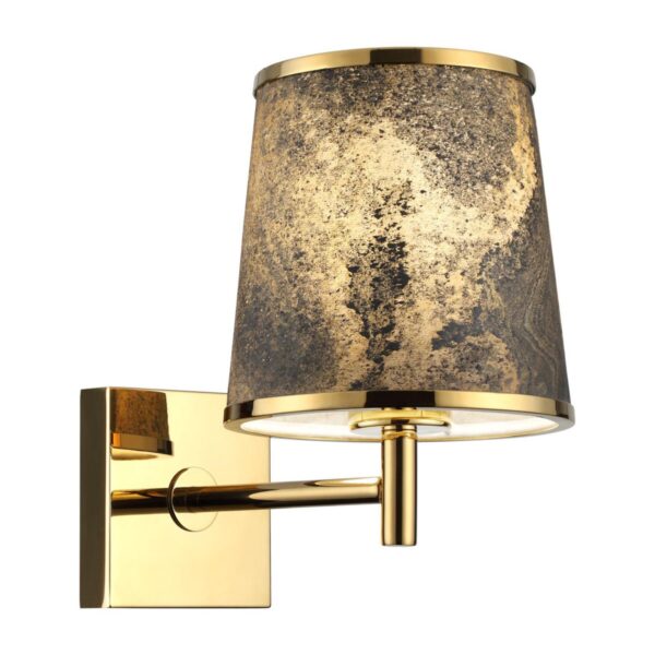 52af224cb18814bc752b4c1caf7456e9 5064/1W MODERN ODL24 203 античн.бронза/серо-беж./металл/натур.камен.»шпон» Бра E27 LED 1*5W BERGI