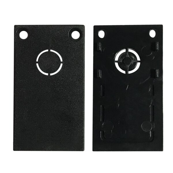 5314.970@2x Комплект заглушек торц. для встр.магн.шинопровода iLEDEX TECHNICAL VISION END CAP 4822-026-BK (2 шт)