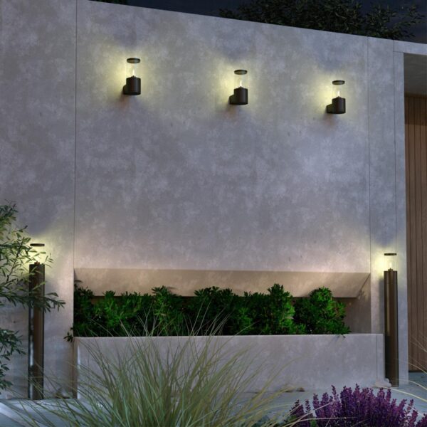 7169a25777891187adfccdb44edee49d 370952 STREET NT23 664 темно-серый Светильник ландшафтный IP54 E27 15W 220-240V VIDO