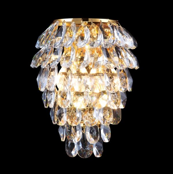 CHARME_AP3_GOLD-TRANSPARENT Бра Crystal Lux CHARME AP3 GOLD/TRANSPARENT