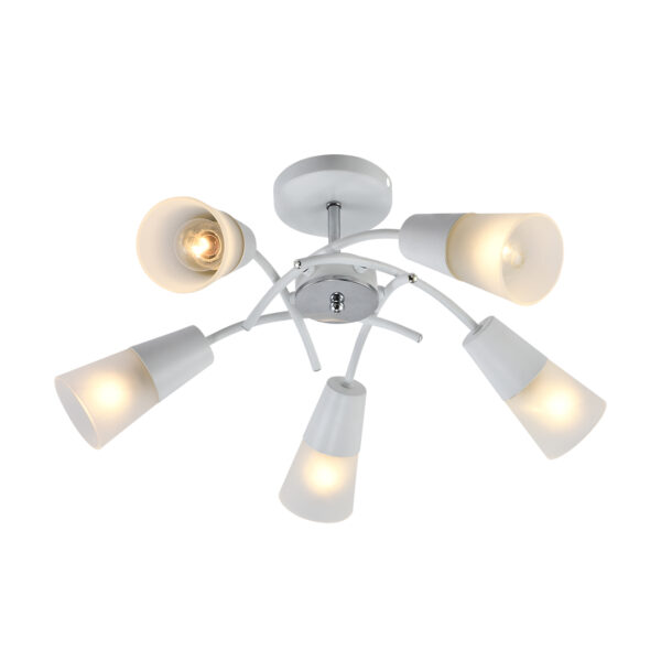 l84360 Escada 1109/5P Е14*40W White/Chrome