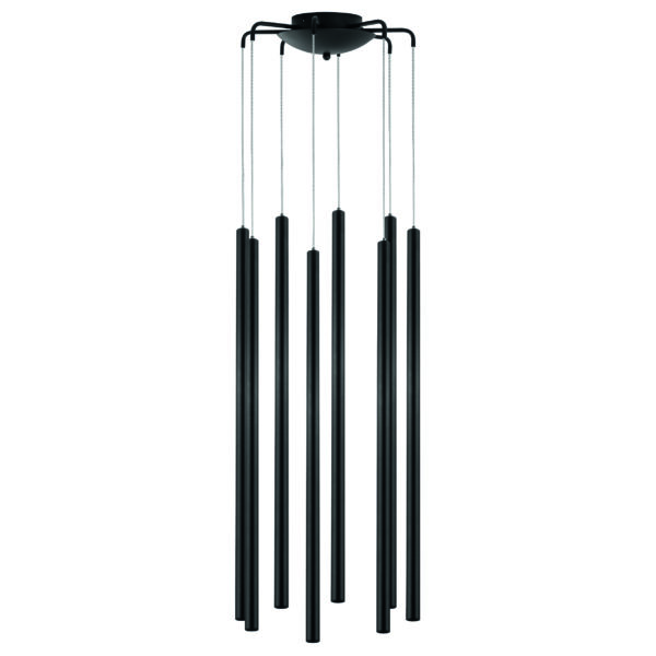 00de6b58ad5011ef80c0c81f66f678af_fcce6e3ed40f11ef80c0c81f66f678af L8T747337 Люстра TUBO LED 40W 2400LM 25G ЧЕРНЫЙ 3000K (574737+747337 (8шт)