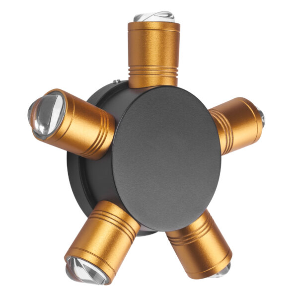 04fadd9124b111ee813fc81f66f678b0_359d3b9bf0f811ee8146c81f66f678b0 380653 Светильник DITO 5х1W LED 550LM G ЧЕРНЫЙ/ЗОЛОТО 4000K