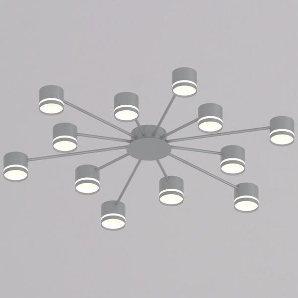 1432907_1 06730-0.3-12 GX53 GREY светильник потолочный