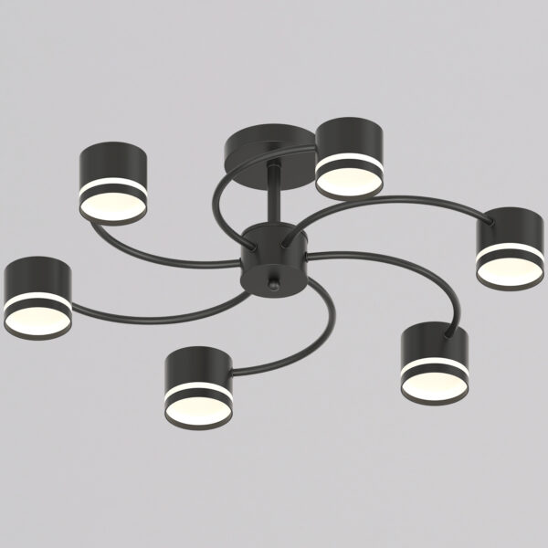 1432909_1 26730-0.3-06 GX53 BK светильник потолочный