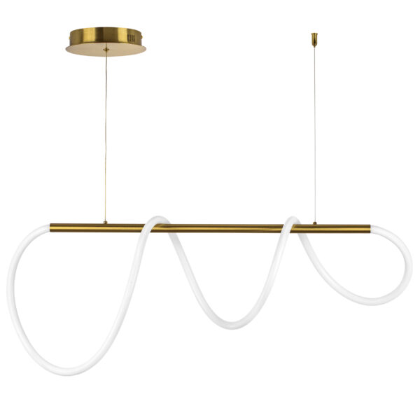 16b458feb92511ef80c0c81f66f678af_19a19242784611f080c0c81f66f678af 637083 Люстра CORINTO 40W LED 2850LM ЗОЛОТО 3000K IP20