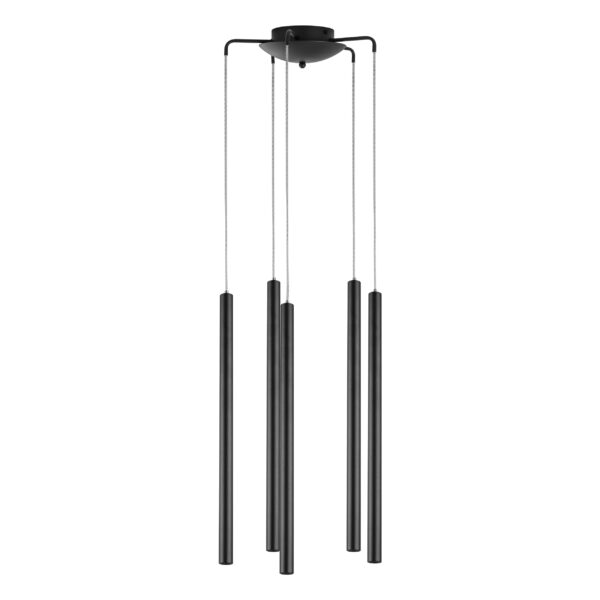 1ad8f4daaccd11ef80c0c81f66f678af_63d59b03c05e11f080c4c81f66f678af L5T747247 Люстра TUBO LED 25W 1600LM 25G ЧЕРНЫЙ 4000K (574727+747247 (5шт)