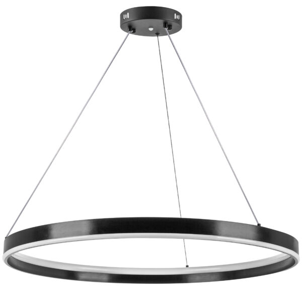 256e81fffdfc11ed813fc81f66f678b0_6d4e7012f6b411ee8146c81f66f678b0 736417 Люстра ROTONDA 134W LED 5480LM 120G ЧЕРНЫЙ 3000-6000K