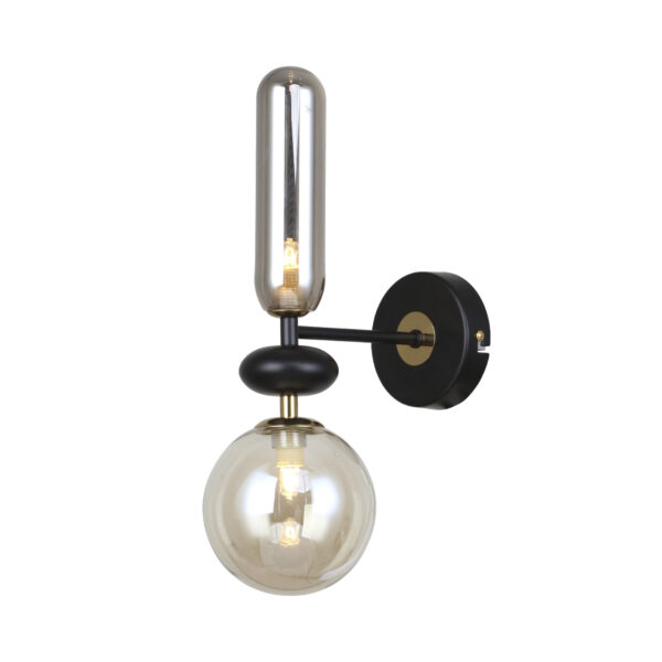 26E329809B400B734048_0 Escada 2102/2A G9*40W Black/Amber/Smoke