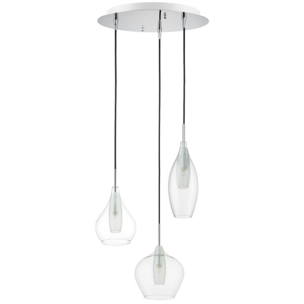 2b02e07e410611e580f3c81f66f678af_f5170736854d11ee8145c81f66f678b0 803051 Подвес PENTOLA 3х25W G9 ХРОМ/ПРОЗРАЧНЫЙ