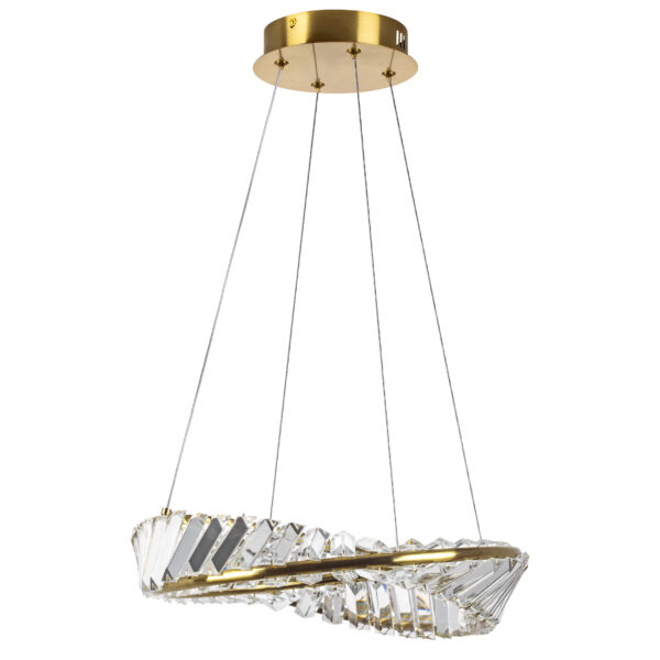 2de50cd9b92311ef80c0c81f66f678af_b4c1a32c79bb11f080c0c81f66f678af 699043 Люстра VIDARE 20W LED 1700LM ЗОЛОТО 3000K IP20