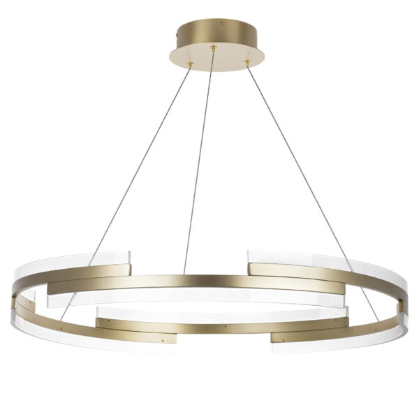 53639a27feeb11ed813fc81f66f678b0_cbbb612274b111ee8145c81f66f678b0 736333 Люстра ROTONDA 70W LED 3805LM 120G ЗОЛОТО 3000K