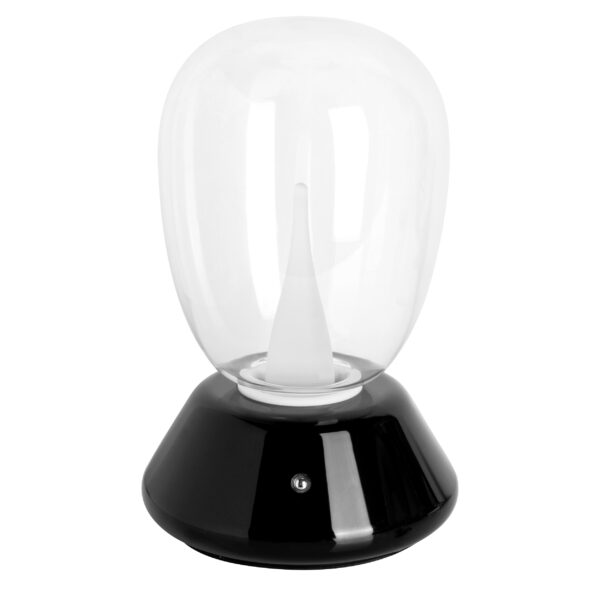 56ac70a555b311f080c0c81f66f678af_179456fbd74411f080c4c81f66f678af 807907 Настольная лампа UOVO III LED 10W 800LM G ЧЕРНЫЙ/ПРОЗРАЧНЫЙ 3000K